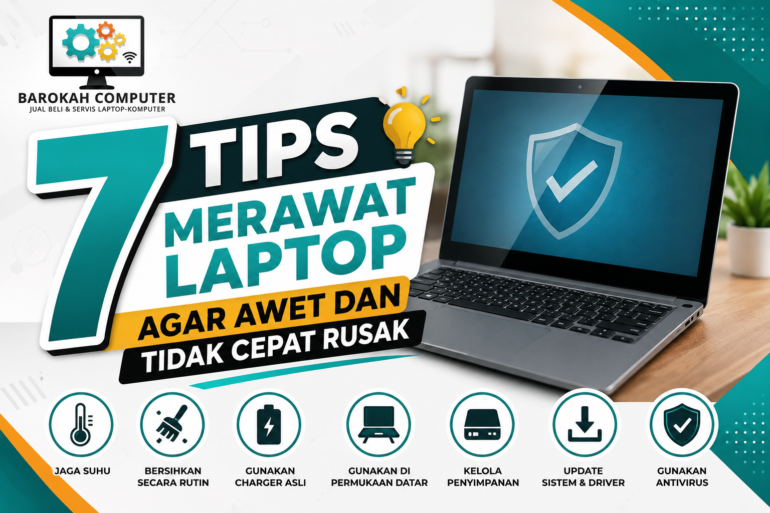7 Tips Merawat Laptop Agar Awet dan Tidak Cepat Rusak